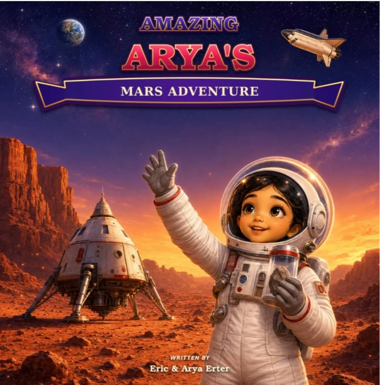 Amazing Arya's Mars Adventure cover
